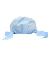 Load image into Gallery viewer, Satin Lined Scrub Bonnet Sky Blue
