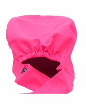 Load image into Gallery viewer, Satin Lined Scrub Cap Fuchsia Pink
