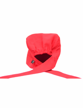 Load image into Gallery viewer, Satin Lined Scrub Cap Candy Red
