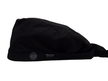 Load image into Gallery viewer, Satin Lined Scrub Bonnet True Black
