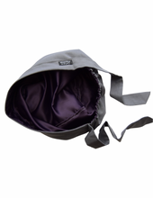Load image into Gallery viewer, Satin Lined Scrub Bonnet Dark Gray
